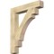 Ekena Millwork Merced Block Rough Sawn Bracket, Douglas Fir, 6"W x 38"D x 46"H BKT06X38X46MRC05RDF - alternate 1